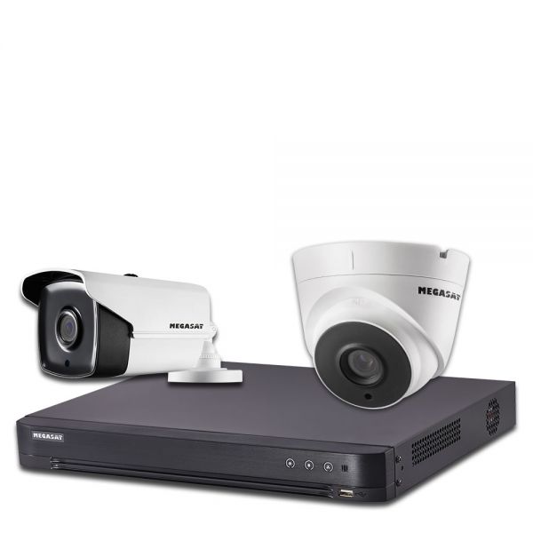 HSC 7800 Kamerasystem 2MP Video Überwachung Überwachungssystem 2 Kamera 1x HSC20 HSC15