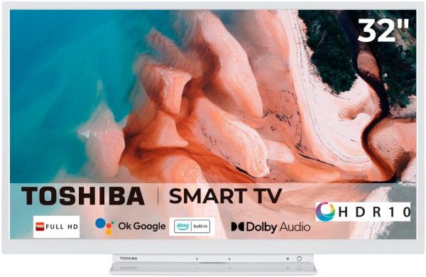 Toshiba 32LK3C64DAA LED-Fernseher 80cm 32 Zoll Smart TV Triple Tuner HD 1300Hz gebraucht