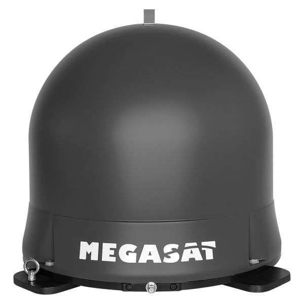 Megasat Campingman Portable ECO Graphit vollautomatische mobile Sat Satelliten Antenne gebraucht
