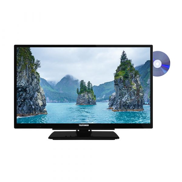 Telefunken XF22G101D Fernseher 55cm 22 Zoll Full HD DVD DVB-T2/C/S2 300Hz gebraucht