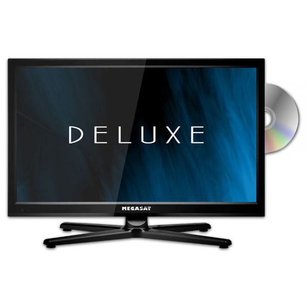 Megasat Royal Line II 22 Deluxe DVD Camping 21,5" LED TV DVB-S2/-T2/-C 12V 230V Fernseher Bluetooth
