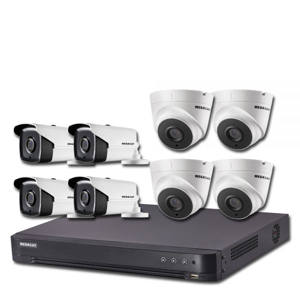 HSC 7800 Kamerasystem 2MP Video Überwachung Überwachungssystem 8 Kameras 4x HSC20 HSC15