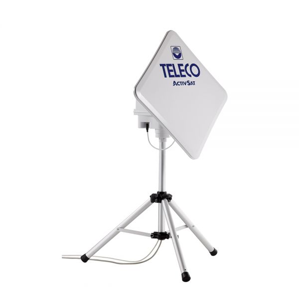 Teleco ActiveSat 53SQ Vollautomatische Satellitenantenne Sat Flachantenne mobil tragbar