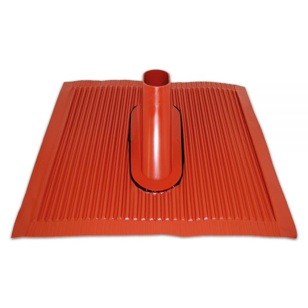 Dachziegel Kunststoff- Alu Kunststoffziegel Sat Montage 500x 440mm rot