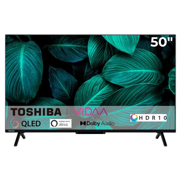 Toshiba 50QV2463DA QLED-Fernseher 124cm 50 Zoll 4K Ultra HD Smart-TV UHD HDR10 VIDAA gebraucht