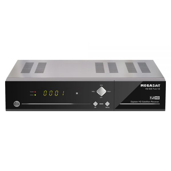 Megasat HD 935 Twin V2 HDTV Sat Receiver USB PVR ready Live Stream gebraucht