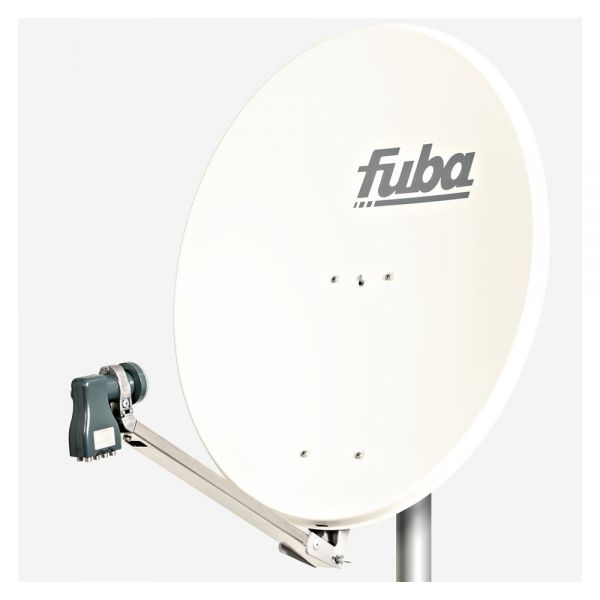 Fuba DAL 808 W Satellitenspiegel 80 cm weiß Alu Satelliten Sat Schüssel Octo LNB