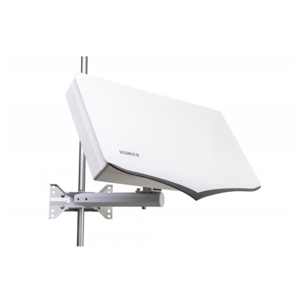 Humax Flat H40D4 Flachantenne Quad Sat Spiegel LNB 4 Teilnehmer HDTV Satelliten Antenne