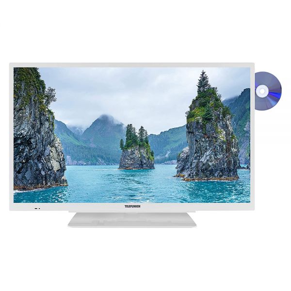 Telefunken XF32G111D-W LED-Fernseher 80cm 32 Zoll Full HD TV DVD 300Hz DVB-T2/C/S2 weiß gebraucht