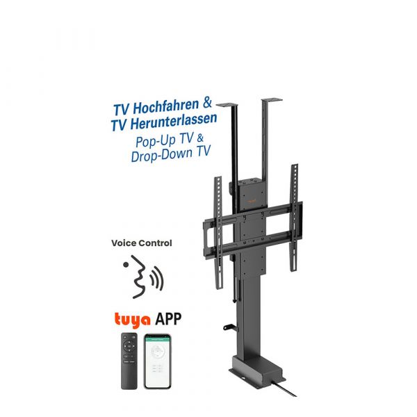 my wall HP 66-1 L motorisierter TV-Lift zum Einbau in Möbel Decken für Fernseher TV 32-48 Zoll 60Kg