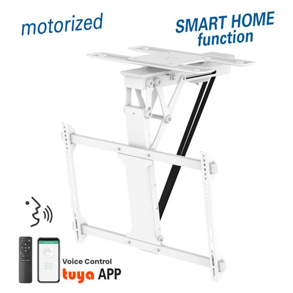 my wall HL 49 MWL TV Deckenhalter klappbar motorisiert 32 - 75 Zoll Fernseher sprachgesteuert Smart