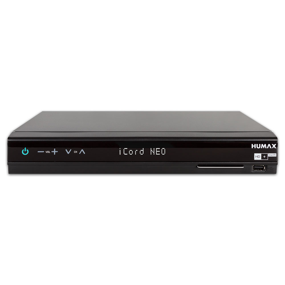 Humax iCord Neo HDTV Twin Sat Receiver Sat>IP Server HD+ Karte 500GB ...