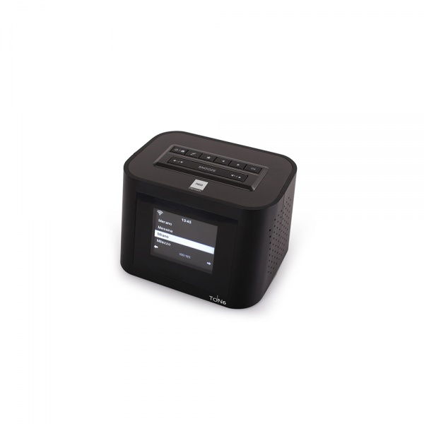 Internet Radio Ton 6 Wlan Radio Wetterstation Fm Relax Wecker Timer Schwarz Ebay
