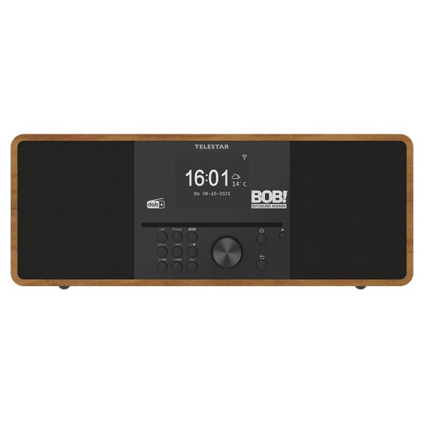 BOBs Rock Radio 2.0 stereo in legno DAB+ FM radio Internet con lettore CD radio digitale 