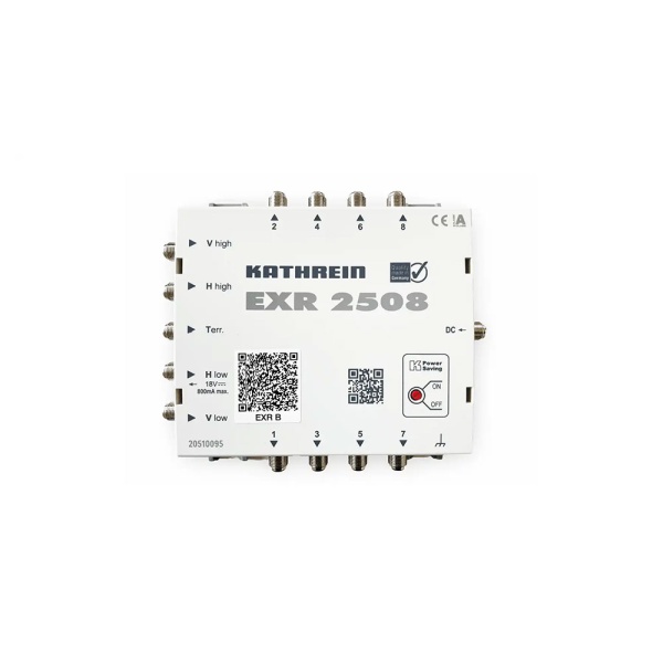 Kathrein EXR 25016 5/16 Sat Multischalter Verteiler Speisesystem Quad LNB tauglich kaskadierbar