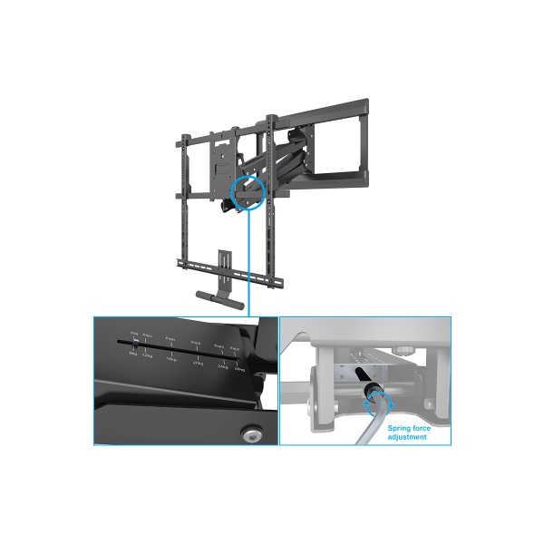 my wall HP 55 AL TV Wandhalter herunterziehbar vollbeweglich 42 - 65 Zoll LED Fernseher gebraucht