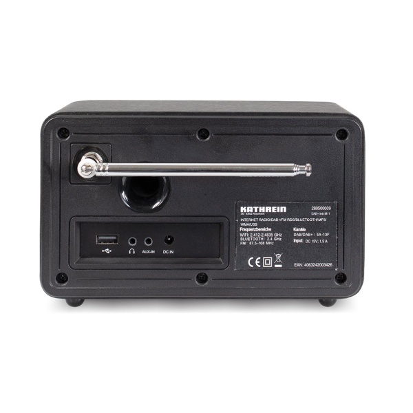 Kathrein DAB+ link M11 schwarz mono Internet Radio Internetradio DAB/UKW WLAN LAN