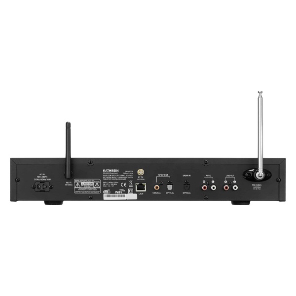 Kathrein Sintonizador HiFi DAB+ 43 tune con radio DAB+/FM e INTERNET en ancho de rack HiFi usado