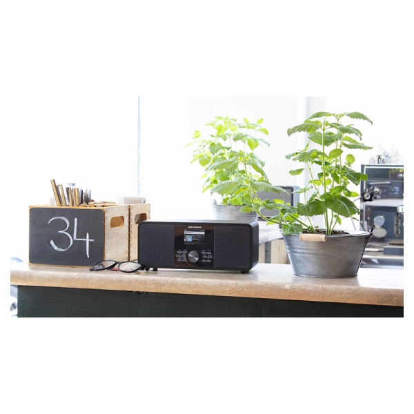 Kathrein DAB+ link S12 schwarz stereo Internet Radio Internetradio DAB/UKW WLAN LAN gebraucht