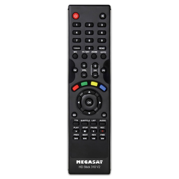 Megasat HD Stick 310 V3 HDTV Sat Receiver Unicable 12/230V IR sensor used