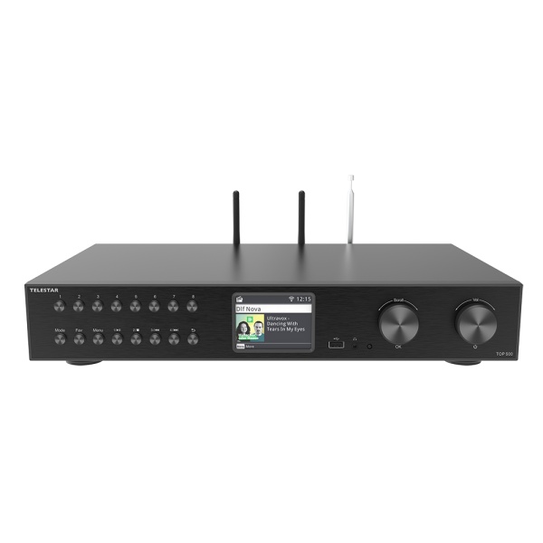 TELESTAR TOP 500 HiFi-Tuner mit DAB+/UKW & INTERNET Radio in HiFi-Rack-Breite gebraucht